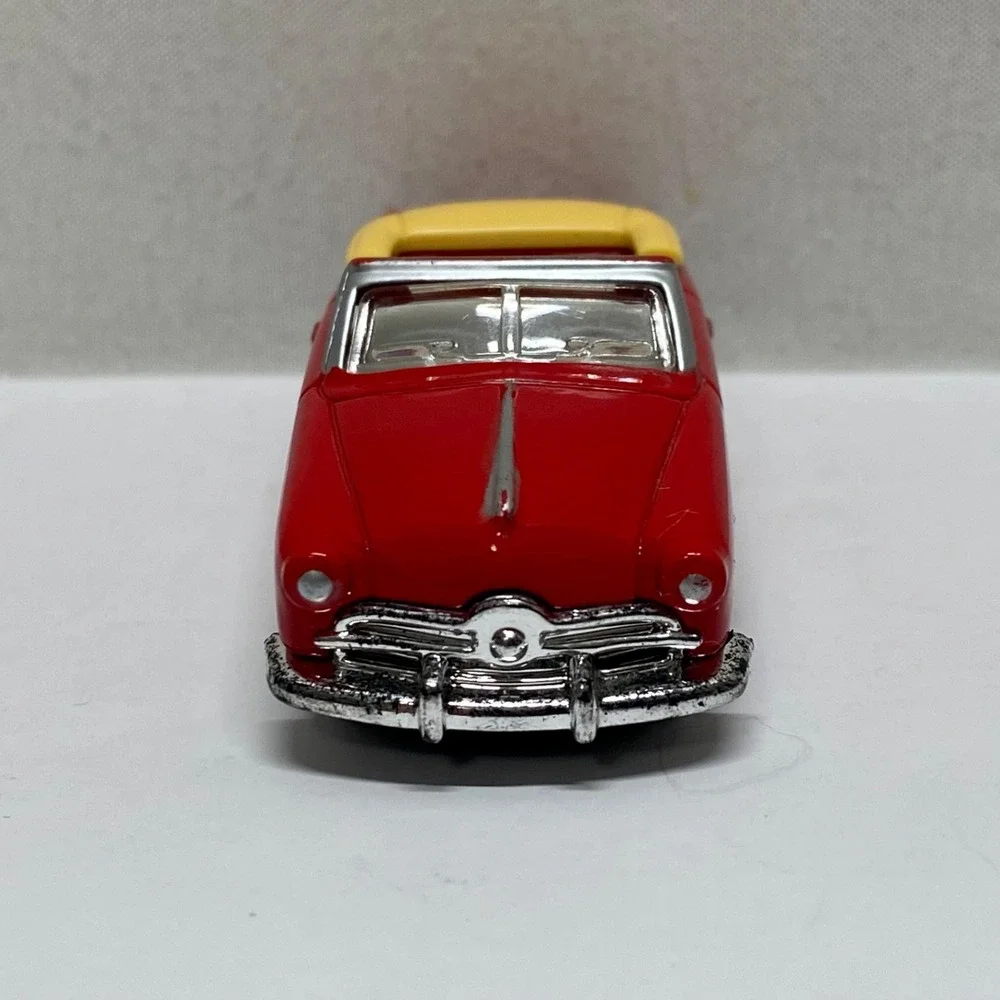 Vintage Maisto 1949 Ford Imperial Convertible Red 1/64 Dealer Sample Loose GUC